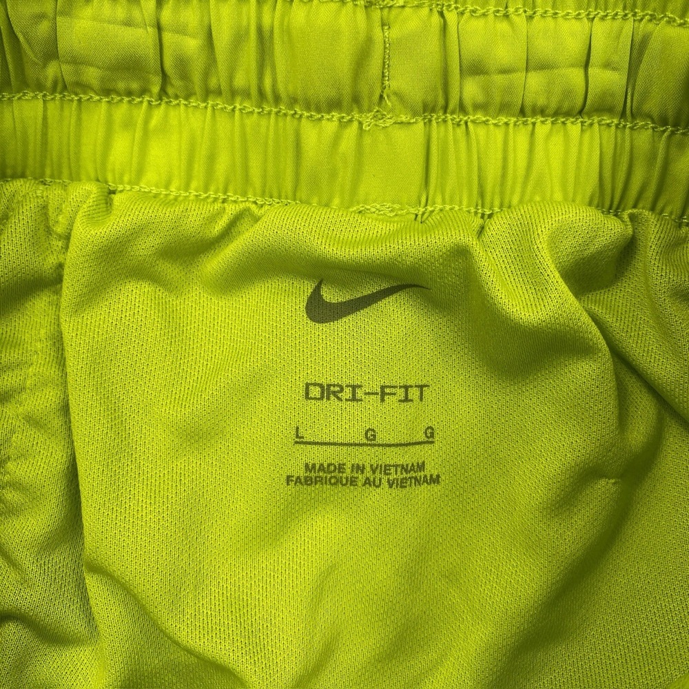 Nike Girl's Dri-Fit High-Waisted Woven Training Shorts Youth Large Green DX4967 - Picture 6 of 10